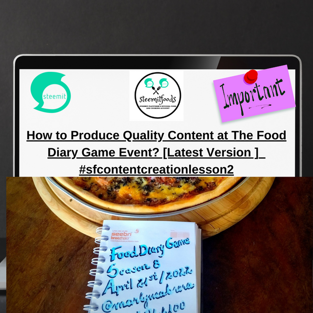 How to Produce Quality Content at The Food Diary Game Event [ Latest Version ] 🆕 #sfcontentcreationlessons 2️⃣.png